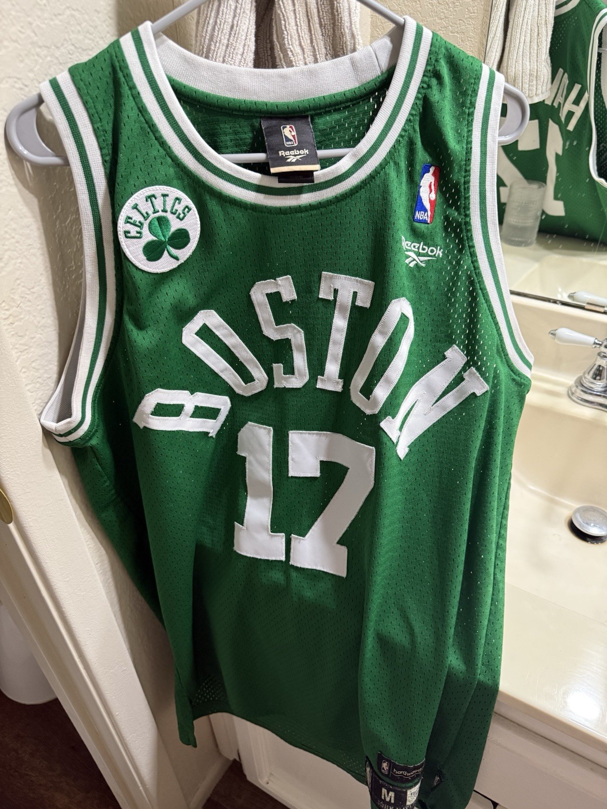 Reebok Boston Celtics Hardwood Classics John Havlicek #17 Jersey Medium Vintage gallery