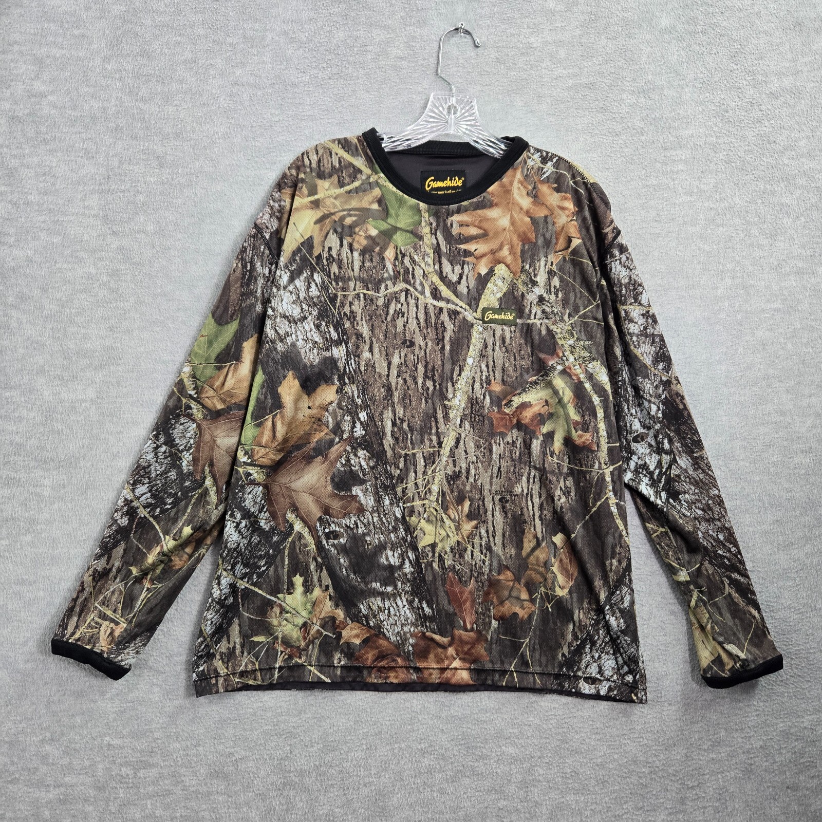 Gamehide Men Activewear Shirt Large Brown Camo Outdoor Hunting Long Sleeve gallery
