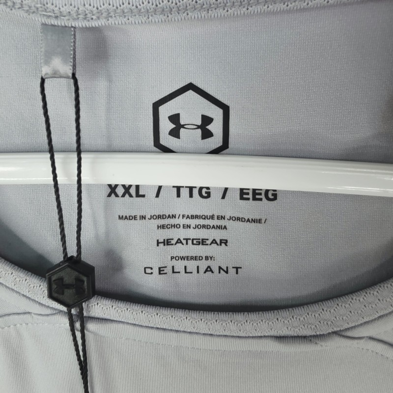 Under Armour Men 2XL Heatgear Celliant Rush Texas Tech #43 Tank Top Pro Day NWT gallery