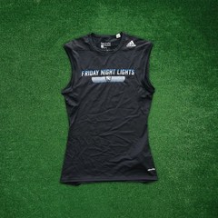 Football University FBU Black Climalite Techfit Compression Sleeveless T-Shirt