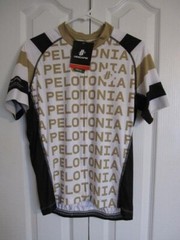 Hincapie Laftech Pelotonia Cancer Survivor Cycling Jersey Adult L Gold/White NEW