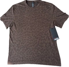 NWT🔅LULULEMON🔅MENS LARGE🔅METAL VENT TECH RELAXED SHORT SLEEVE🔅TLWC/BLK