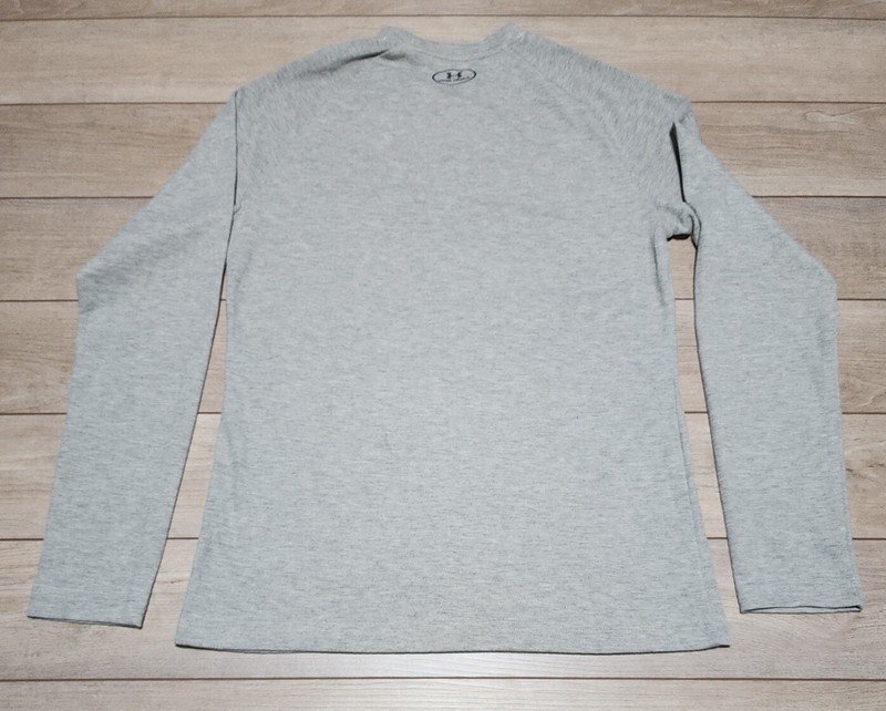 NWT Under Armour Men's ColdGear Infrared Henley Shirt 1350857-200 Gray Size S gallery