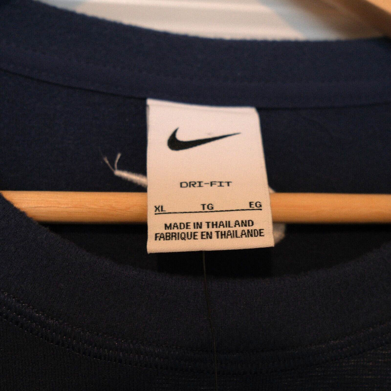 Nike Dri Fit Wool Crew Top Outerwear Pullover Golf Apparel Navy DR5284-410 Sz XL gallery