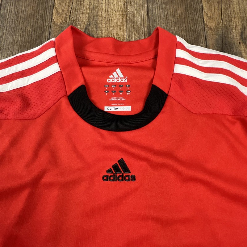 Adidas Climacool Predator Performance Jersey Tee Soccer Sports 3 stripes Small gallery