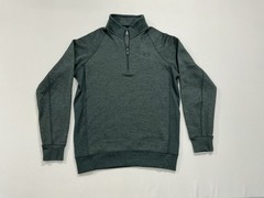 Under Armour Cold Gear Pullover Mens Sz Small Dark Gray Fleece Lined 1/4 Zip