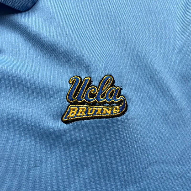 Official UCLA Bruins NCAA Men Heat Gear Loose Polo Shirt Under Armour Large L🔥 gallery