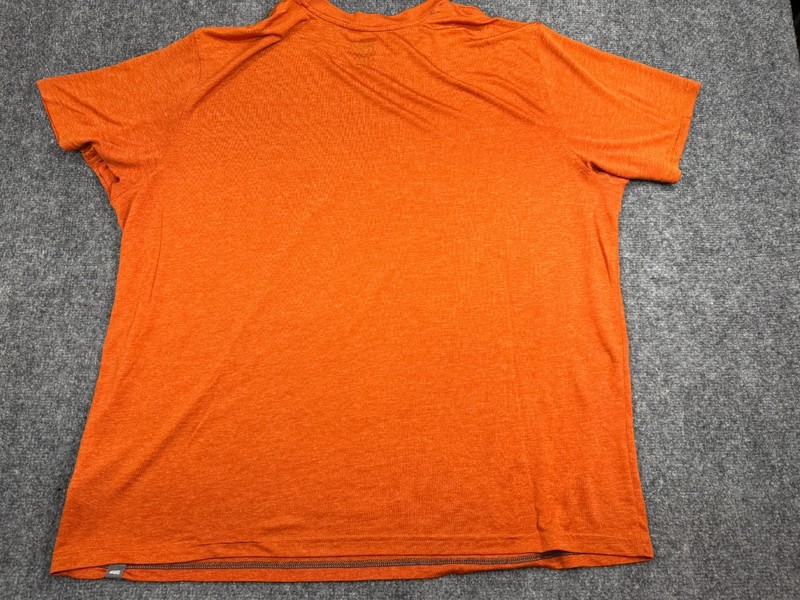 The North Face Mens T-Shirt 2XL Orange Graphic FlashDry Climbing Gear Hiking Tee gallery