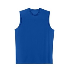 JERZEES MEN’S DRI-POWER ACTIVE MUSCLE SHIRT – ROYAL BLUE – SIZE – 2XLARGE