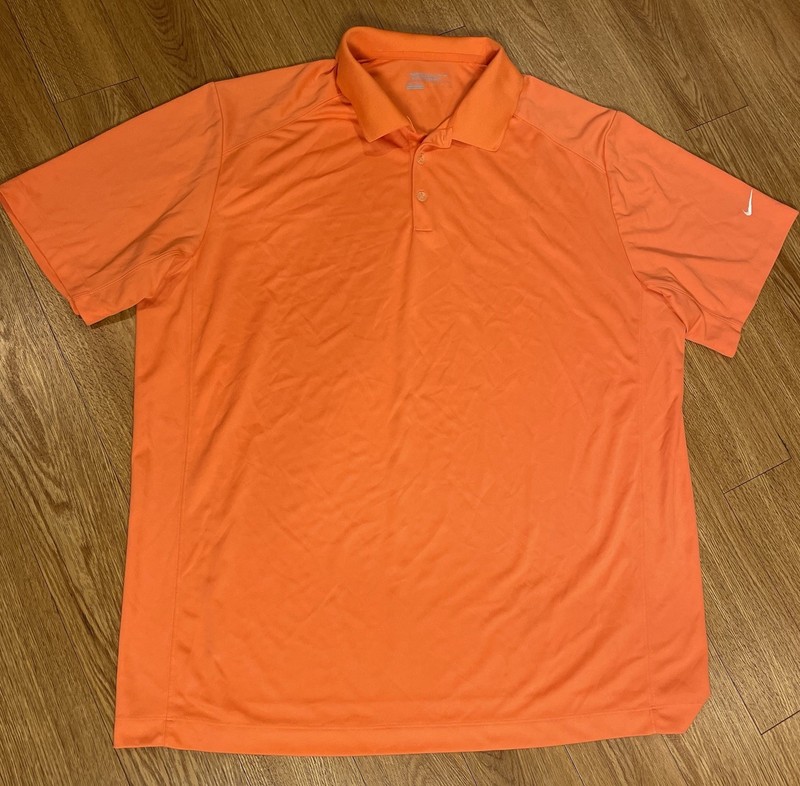 Nike Golf , Mens,Tour Performance, Dri-Fit, Polo Shirt, Sz XXL, Coral, Polyester gallery