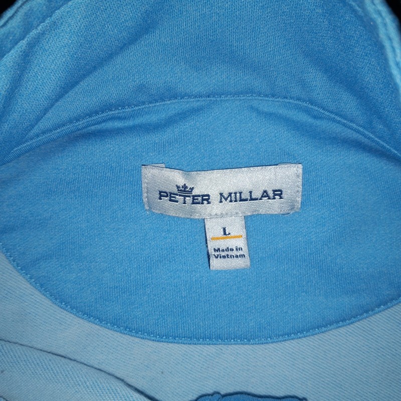 Peter Millar Perth Performance 1/4 Zip Chechessee Creek Club Golf Mens Large gallery
