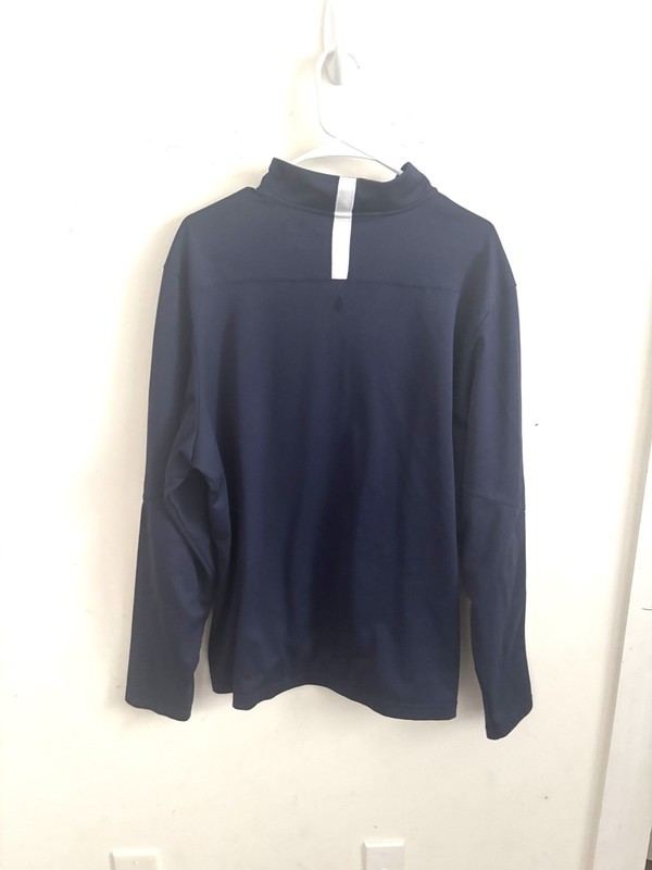 Under Armor Mens Loose Sweatshirt Pullover XL Navy 1/4 Zip Long Sleeve Pullover gallery