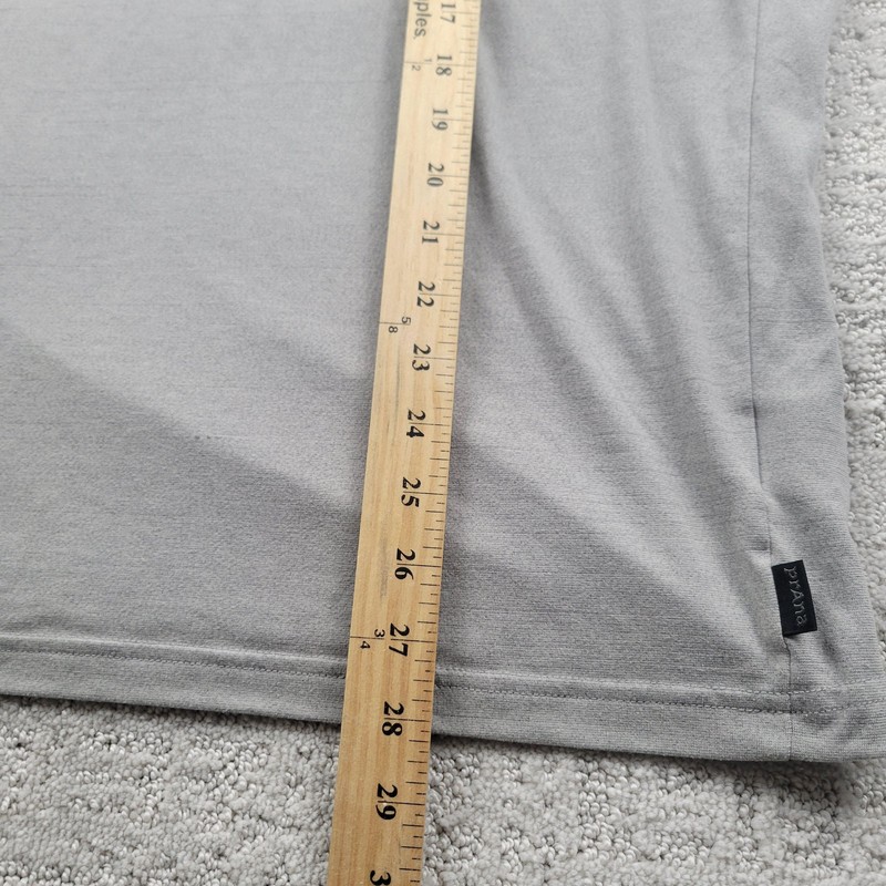 PrAna Shirt Mens XL Gray Breathe Tank Top Sleeveless Athletic Workout Gym gallery