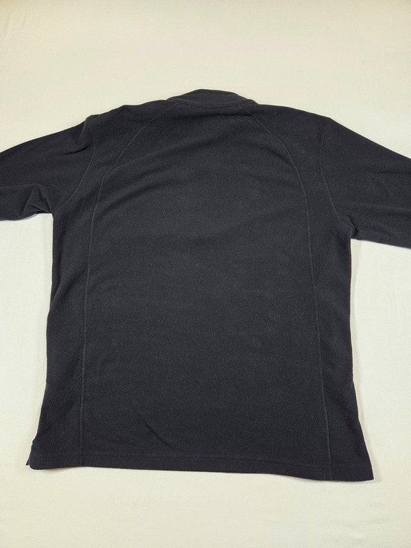 Cabela’s Men’s Large L Black Quarter Zip Fleece Pullover Sweater Hiking gallery