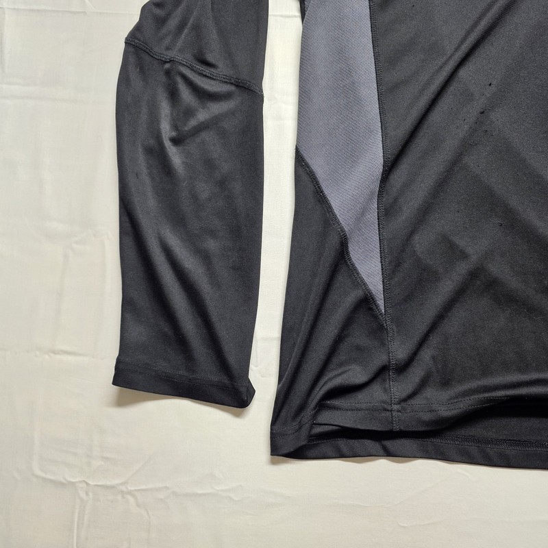 Subaru Black Label 1/4 Zip Athletic Pullover Shirt Black & Gray Men’s Size Large gallery