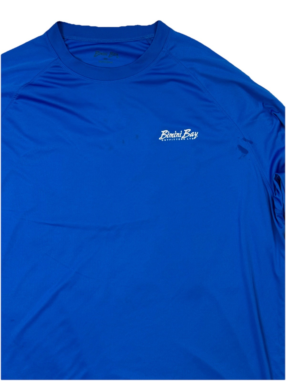 BIMINI BAY OUTFITTERS Men's Blue Long Sleeve Performance Fishing Shirt Size XXL gallery