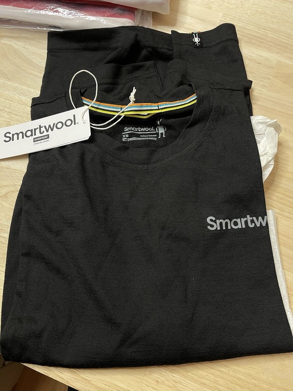 Smartwool OUTDOOR PATCH GRAPHIC Size XS Unisex Black gallery