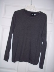 BDG Long Sleeved Top Medium Blue Gray