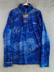 NWT Habit Black Fork Mountain Trail 1/4 Zip Performance Layer Men’s Small Blue
