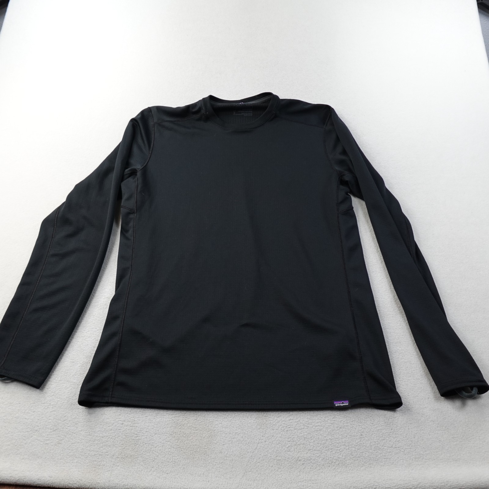 Patagonia Capilene Midweight Crew Base Layer Shirt Mens Medium Black Polartec gallery
