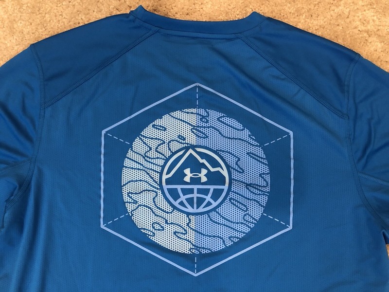 NEW Under Armour UA Drift Tide Knit Mtn Sun Shirt (UPF 30) - Men’s XL (Blue) gallery