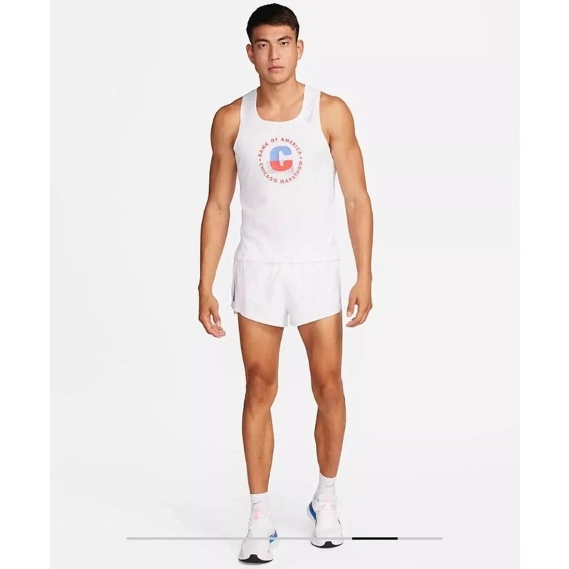 Nike Men Large Dri-FIT ADV 2023 BOA Chicago Marathon AeroSwift Singlet FD2692 gallery