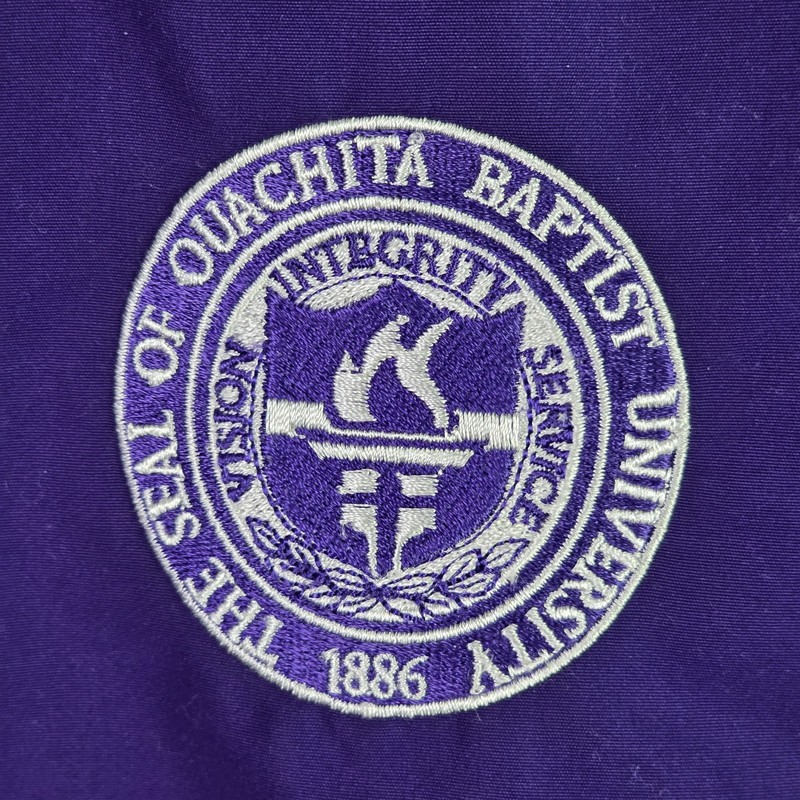 Vantage Quachita Baptist Univ Men's XL Purple Golf Pullover gallery