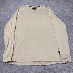 Enve Composites Base Layer Wool Tencel Nylon Long Sleeve Shirt Men Medium Brown