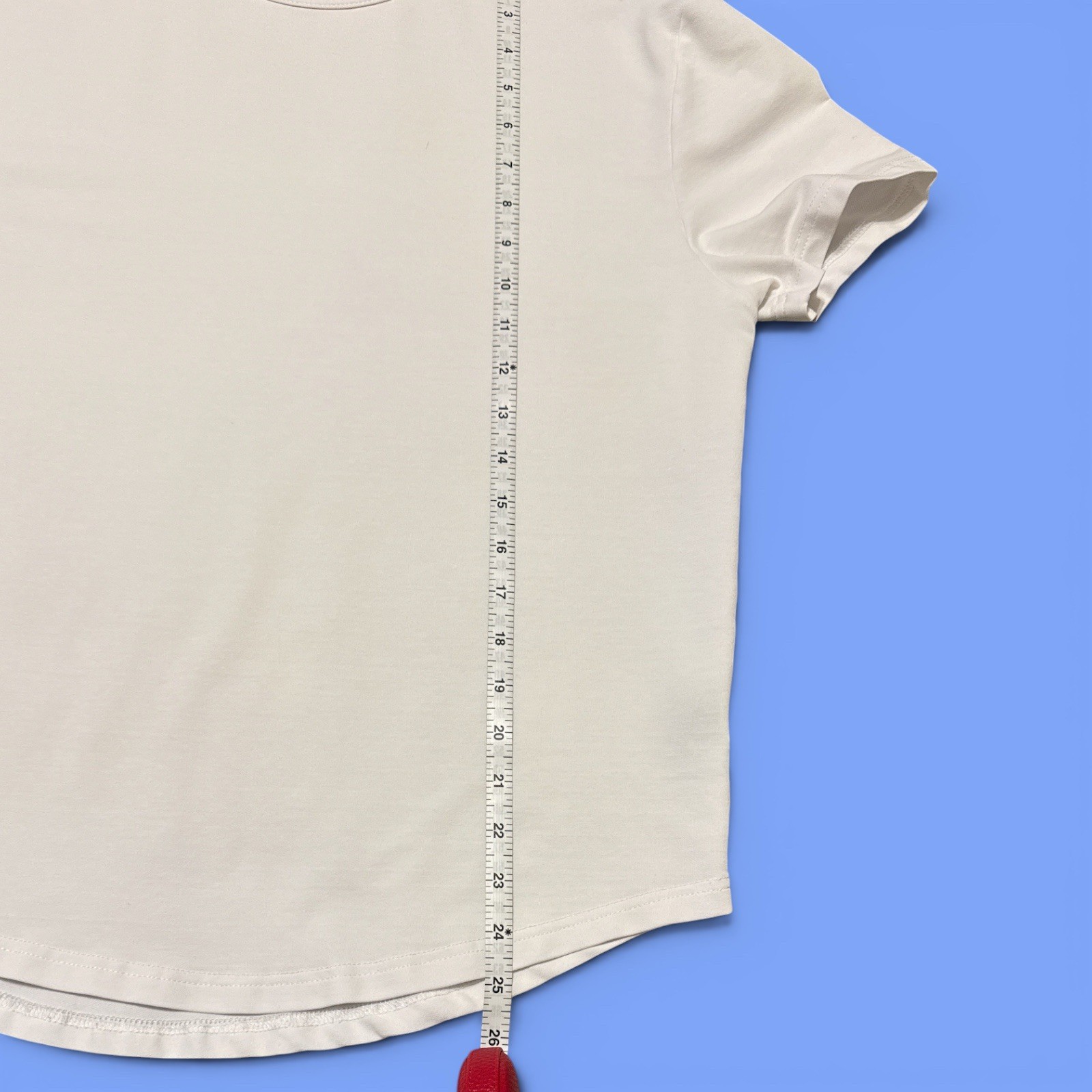 Under 5’10 U-510 Athletic Blend White Stretch T Shirt Men L gallery