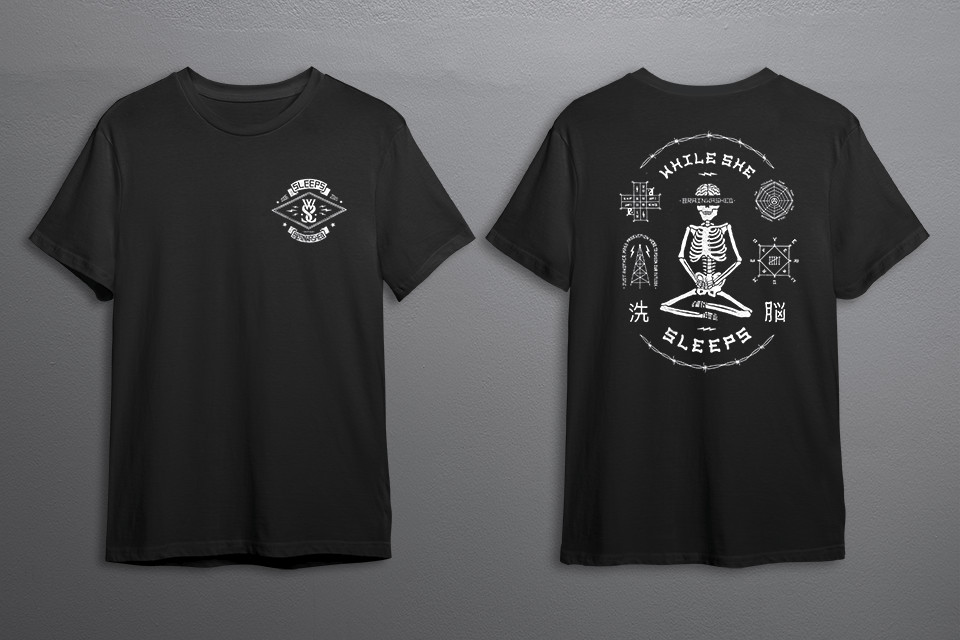 While She Sleeps Brainwashed Skeleton T-Shirt S M L XL 2XL 3XL gallery