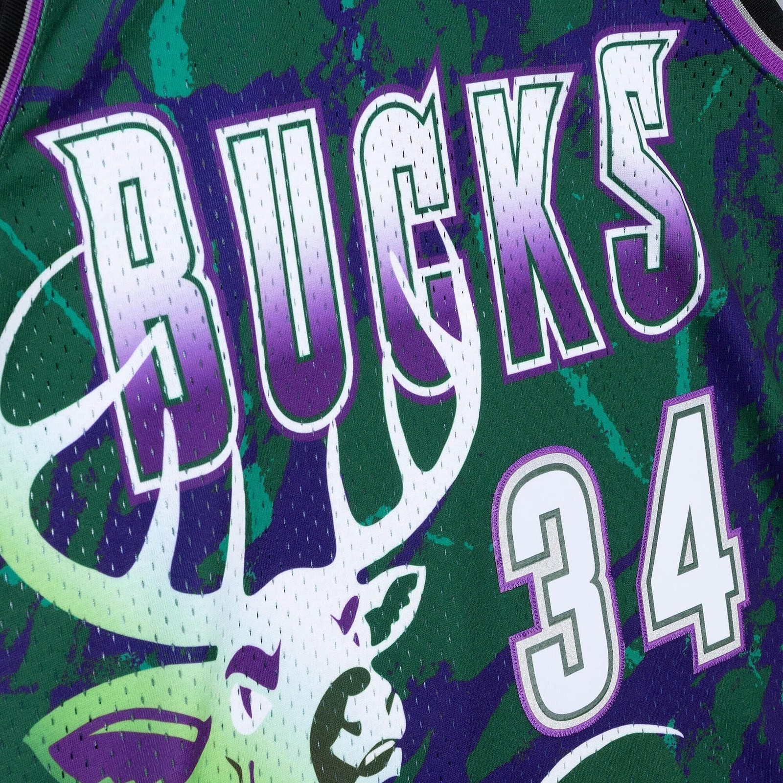 MITCHELL & NESS NBA TEAM MARBLE SWINGMAN JERSEY MILWAUKEE BUCKS 1996 RAY ALLEN gallery