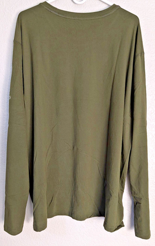 All in Motion Shirt Mens XXXL Extra Large Olive Athletic Gym Long Sleeve New gallery