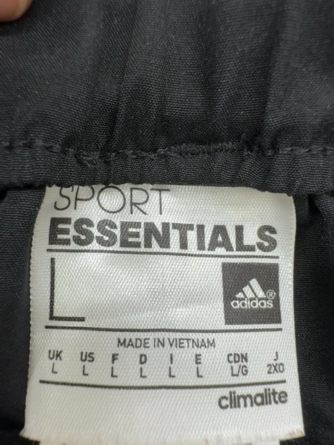 Adidas Track Pants Mens Black Essentials Size L gallery