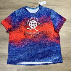 United States Track & Field Team USA Nike Dri Fit Shirt Mens Size 2XL XXL NWT