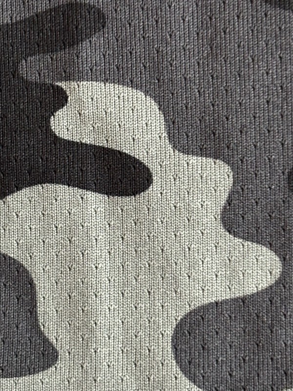 Gymshark Adult Poly Mesh Training S/S Slim T-Shirt Camo Black Gray White - NWOT! gallery
