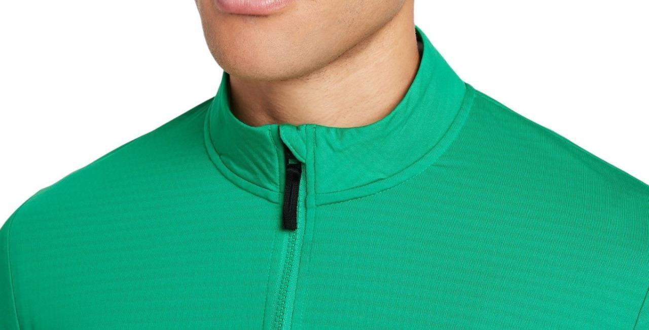 NEW NIKE GOLF VICTORY HALF-ZIP PULLOVER TOP STADIUM GREEN/BLACK FD5837-324 LARGE gallery
