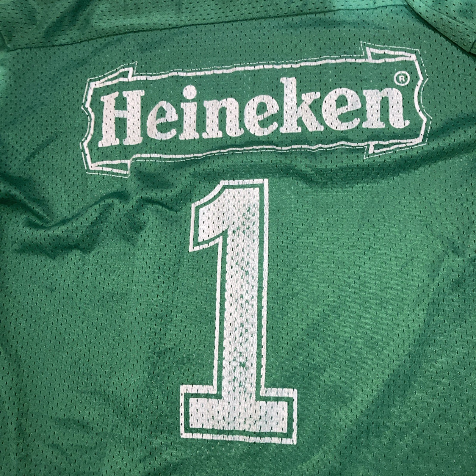 VINTAGE HEINEKEN FOOTBALL JERSEY MENS SIZE ? gallery