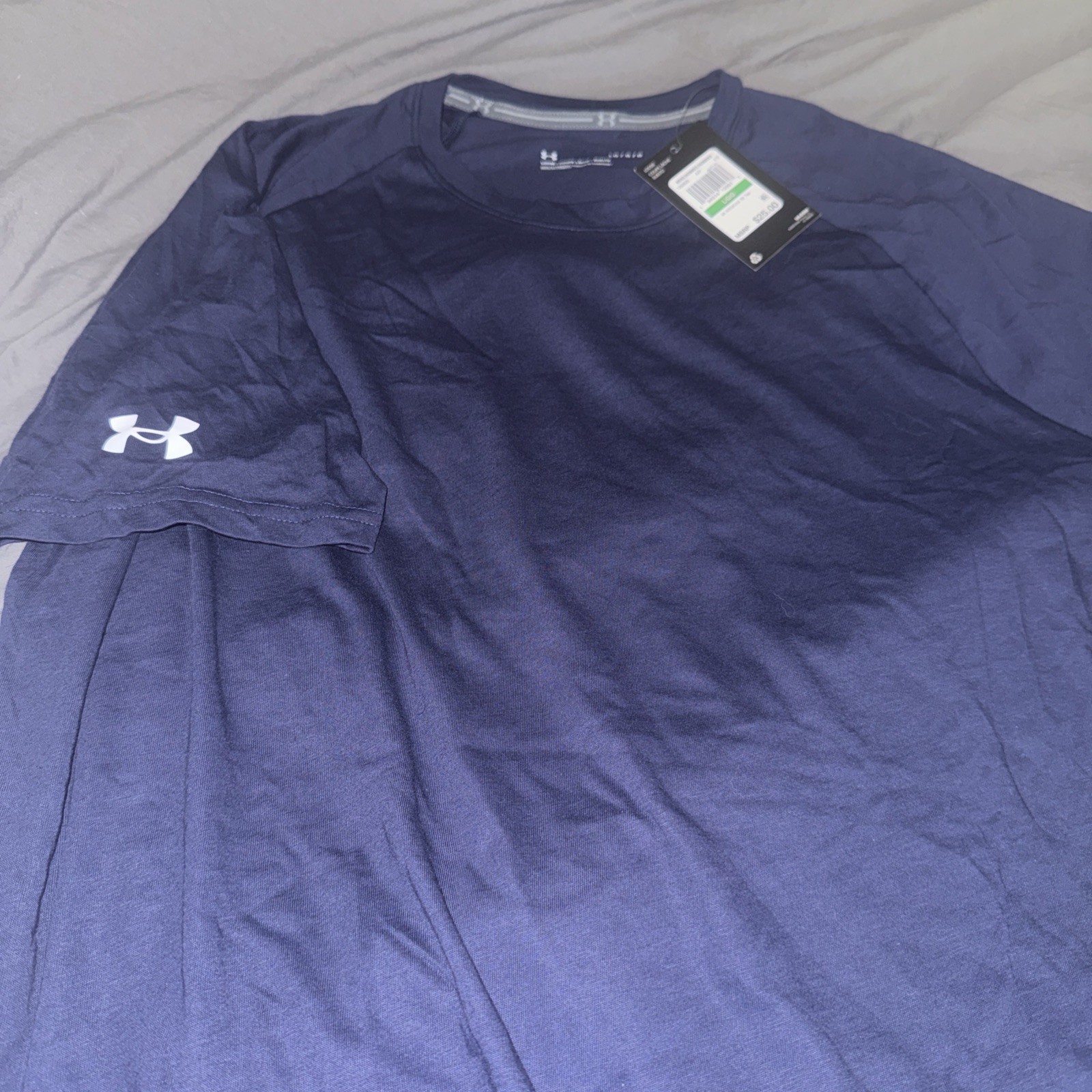 Under Armour Men's Navy Blue Short Sleeve T-Shirt gallery