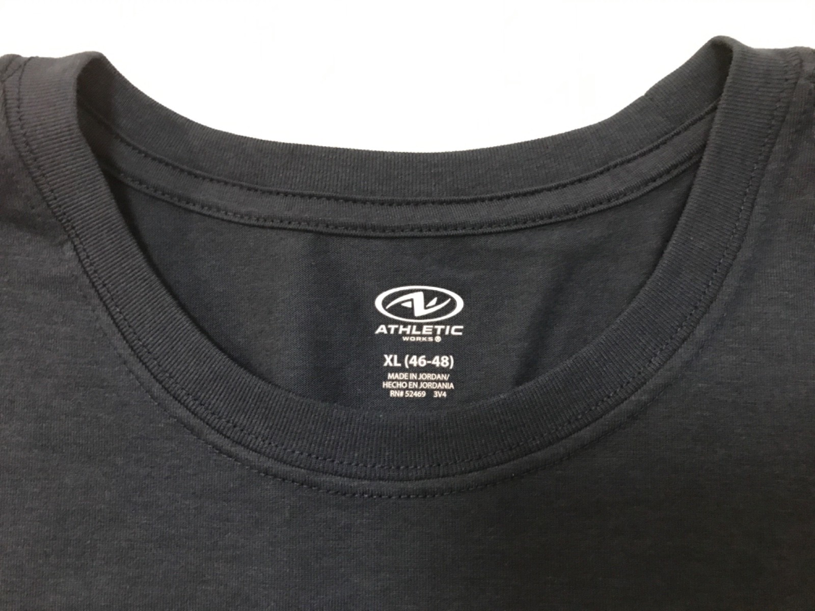 ATHLETIC WORKS MOISTURE WICKING TRI-BLEND TEE BLUE COVE T-SHIRT SIZE XL (46-48) gallery