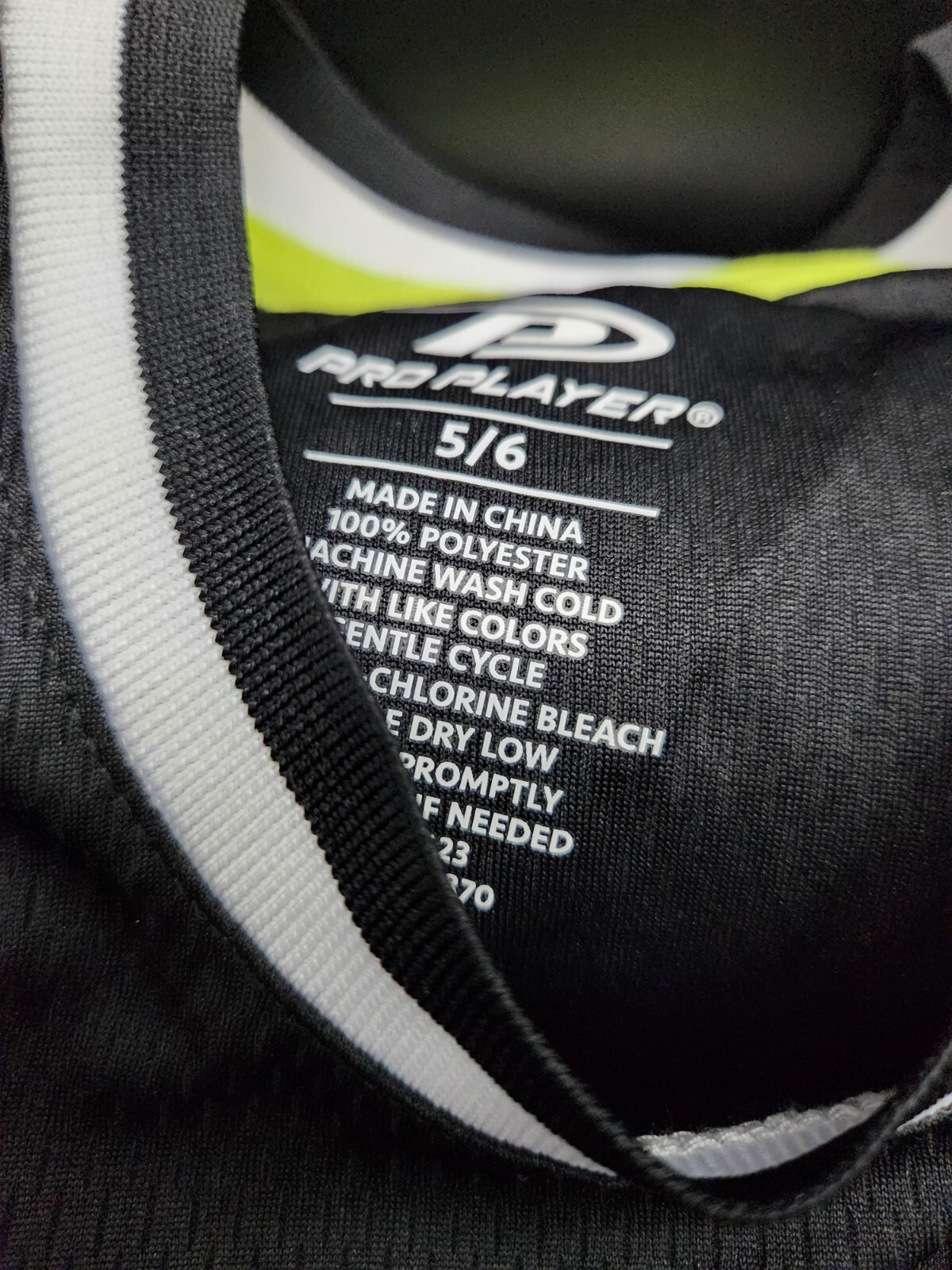 Pro Player Small 5/6 Black Mesh Tank Top Boys gallery
