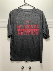 North Carolina State Baseball Team Issued Adidas Climalite Tee Men’s Small