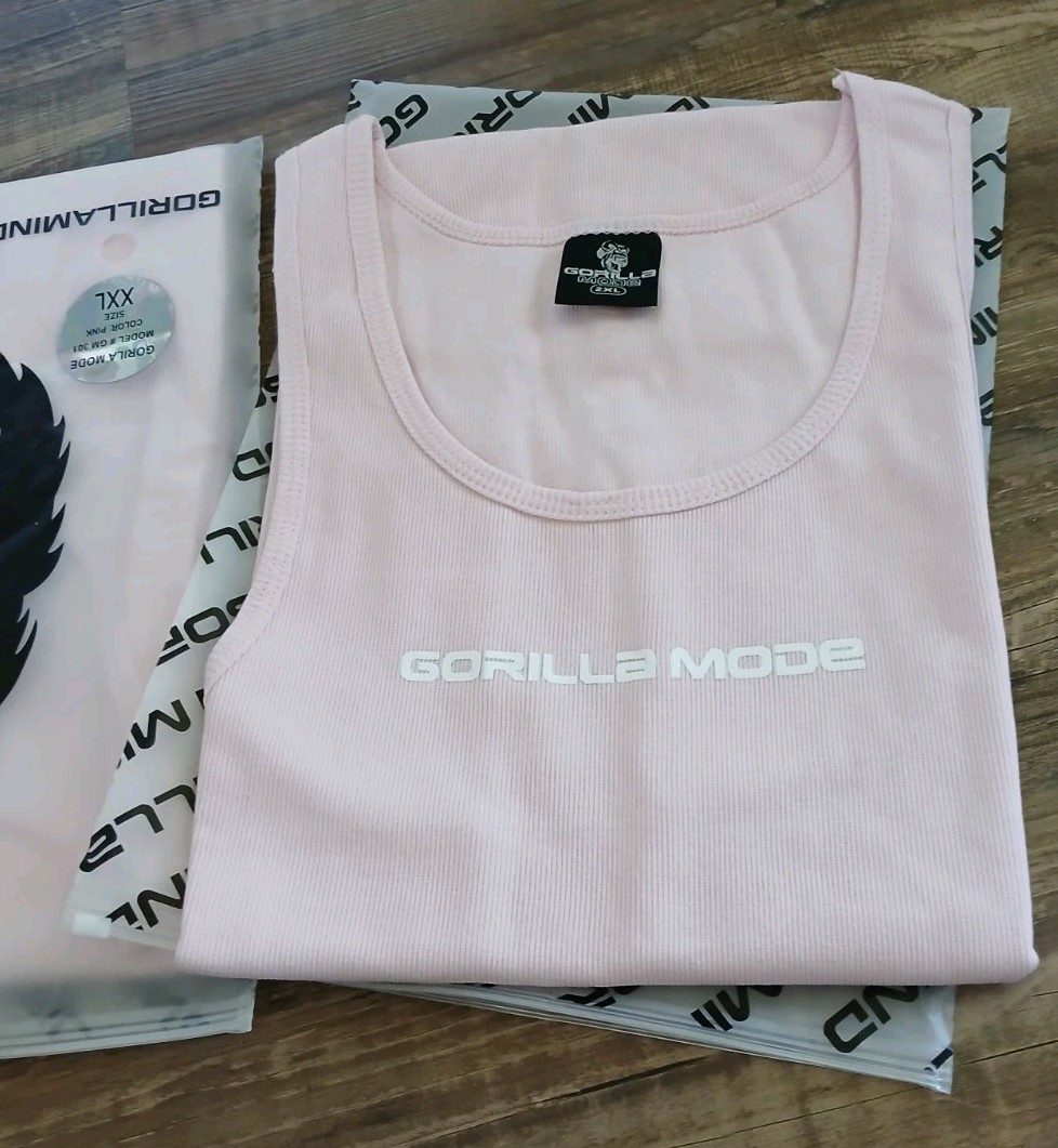 Gorilla Mode Mind Pink Tank Top Size S Small NEW in Bag Monster Beast Gym Shirt gallery