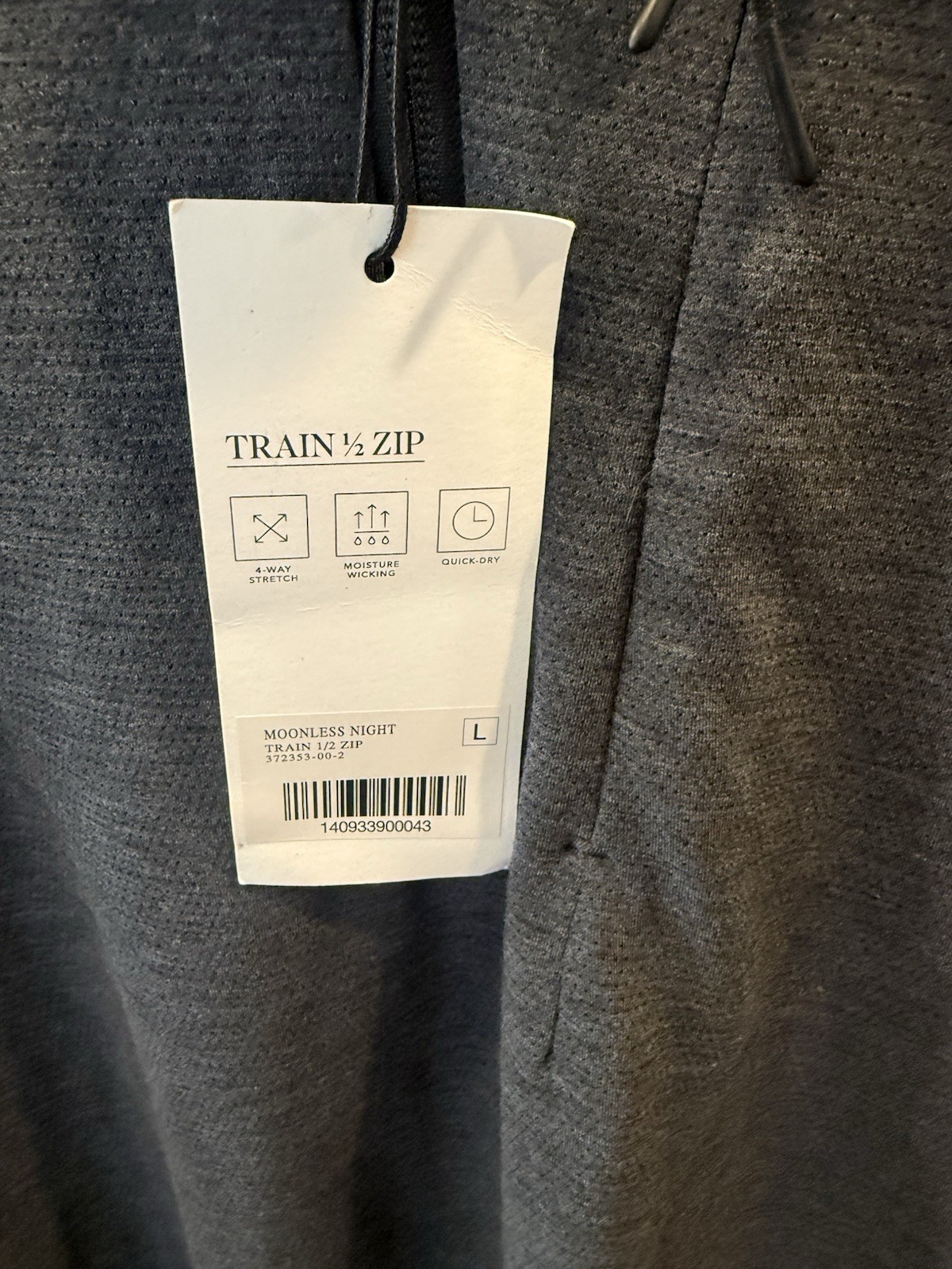 Hill City Train 1/2 Zip New With Tags Size Large Gray gallery