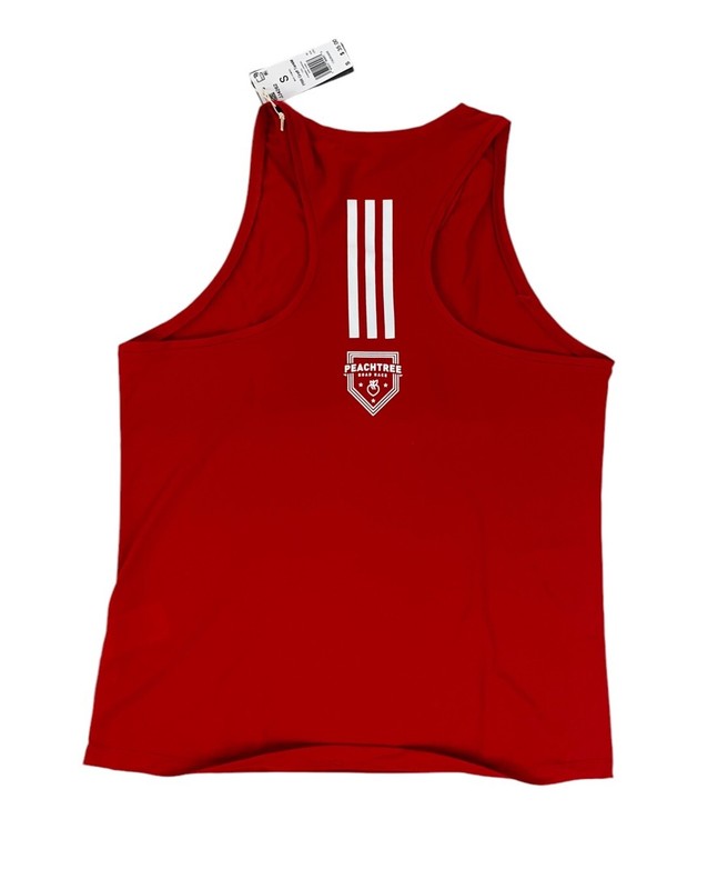 NEW Adidas Peachtree Road Race Atlanta Racing Singlet Tank Top Red Mens Size S gallery