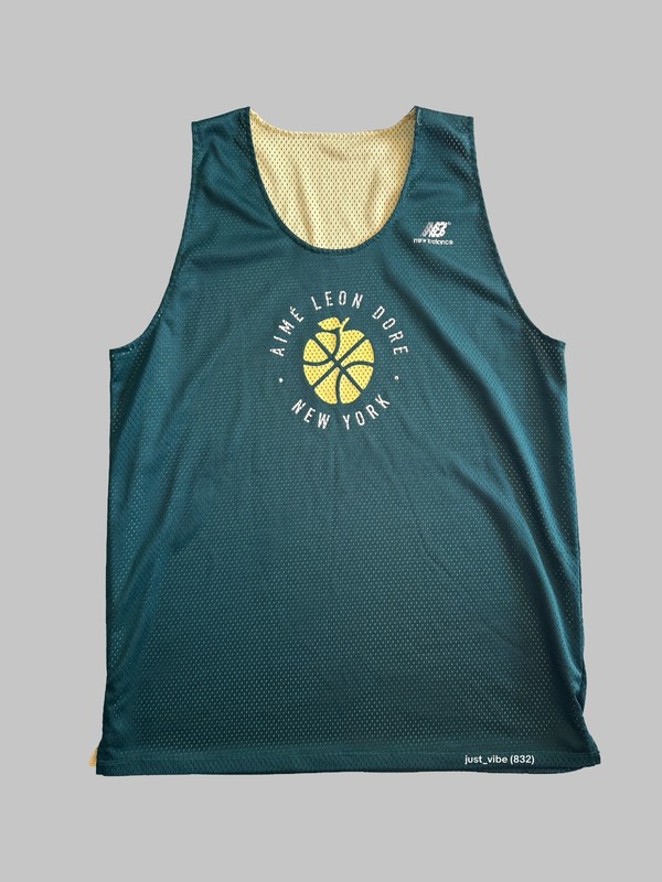 New Balance x Aime Leon Dore Reversible Jersey Green / Yellow Size XL gallery