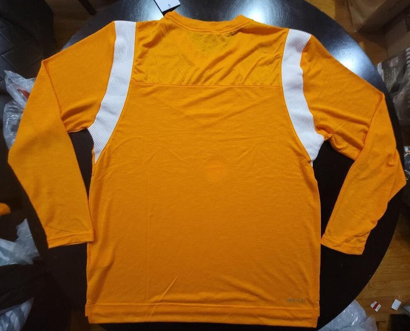 Nike Men's Sz XXL Dri-FIT Team Player Long Sleeve UV Crew Shirt Blue,Gray CW3539 gallery