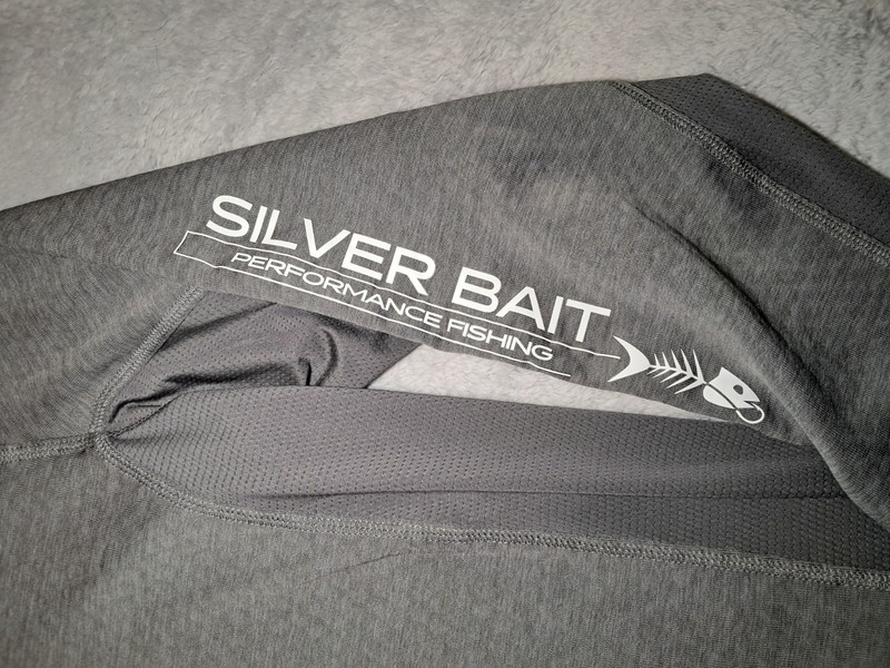 Silver Bait Performance Fishing Long Sleeve Hooded Gaiter Neck Shirt Mens XL gallery