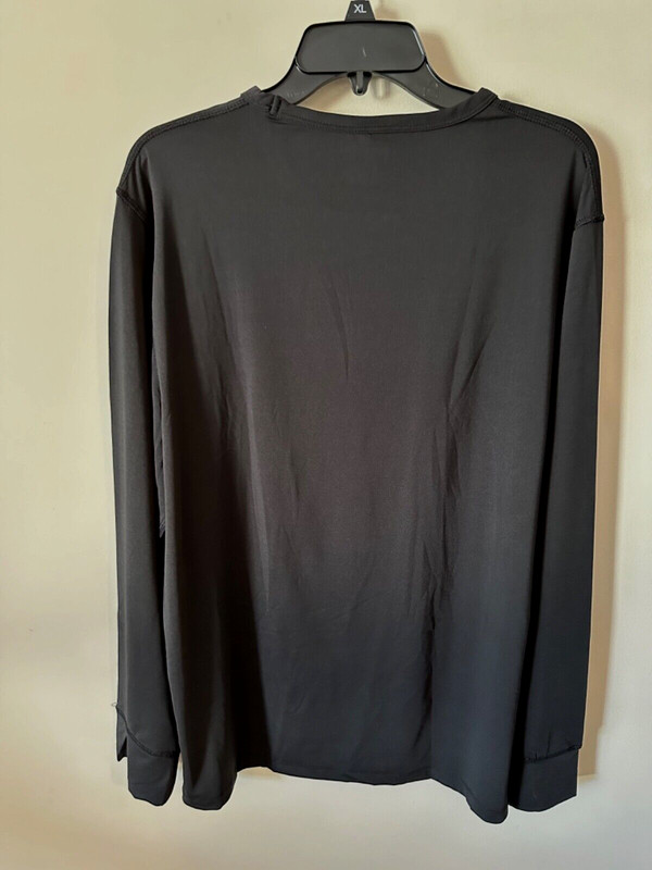 SB TECH PERFORMANCE APPAREL Black L/S Baselayer- Size XL- 85% Poly 15% Spandex gallery