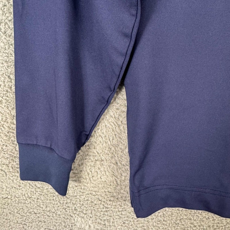 FootJoy Golf Pullover Mens Large Navy Blue Quarter Zip Stretch Chest Pocket gallery