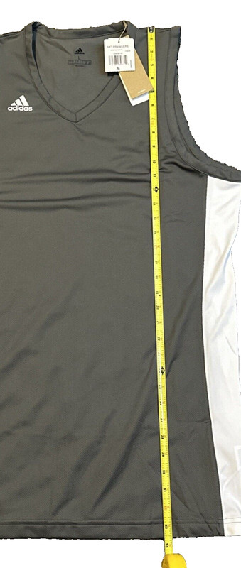 adidas Next Prime Men`s Large Basketball Walking Running Sleeveless Jersey gallery